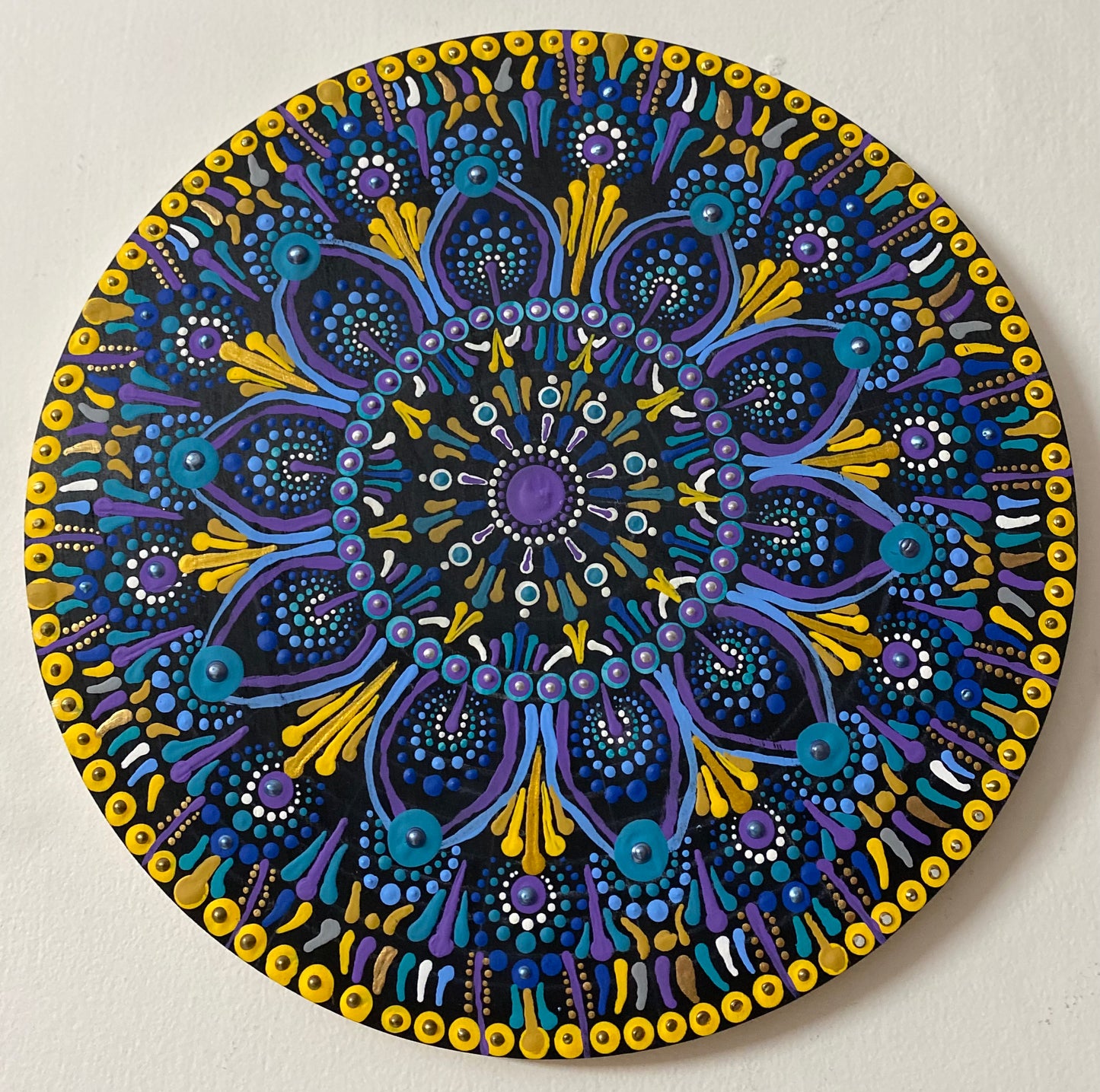 Blue Evil Eye mandala