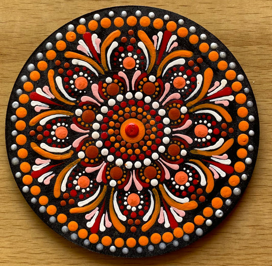 Orange Love Coaster